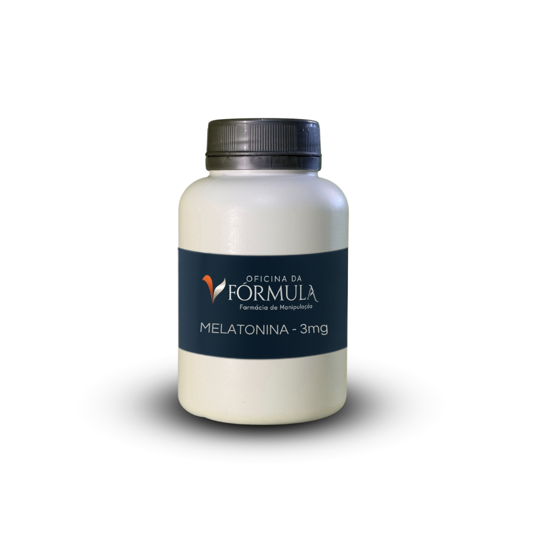 MELATONINA - 3mg 3mg Melatonina 3mg 100 Cápsulas - Imagem 1