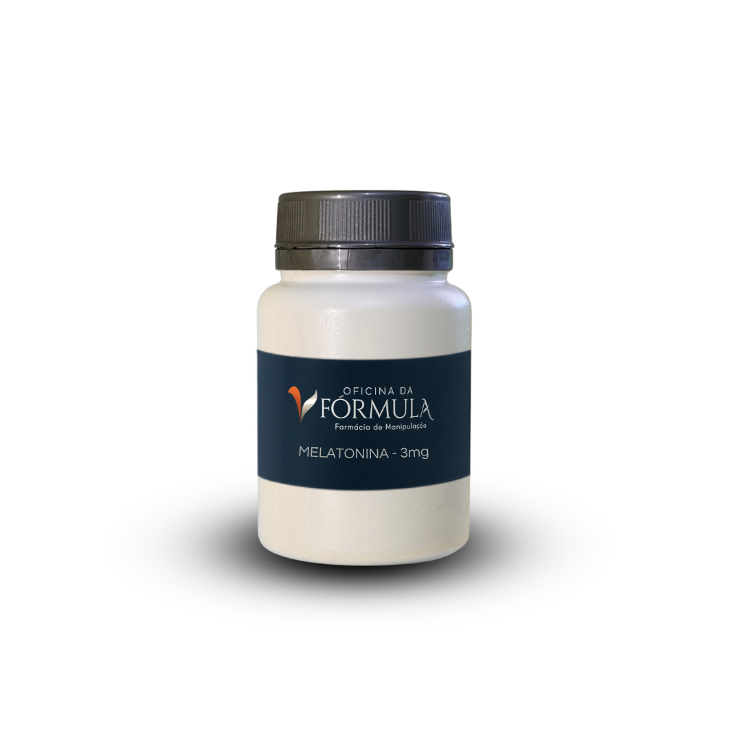MELATONINA - 3mg - pequeno 3mg Melatonina 1mg 30 Cápsulas - Imagem 1